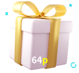 Receba seus bônus de boas-vindas no 64p